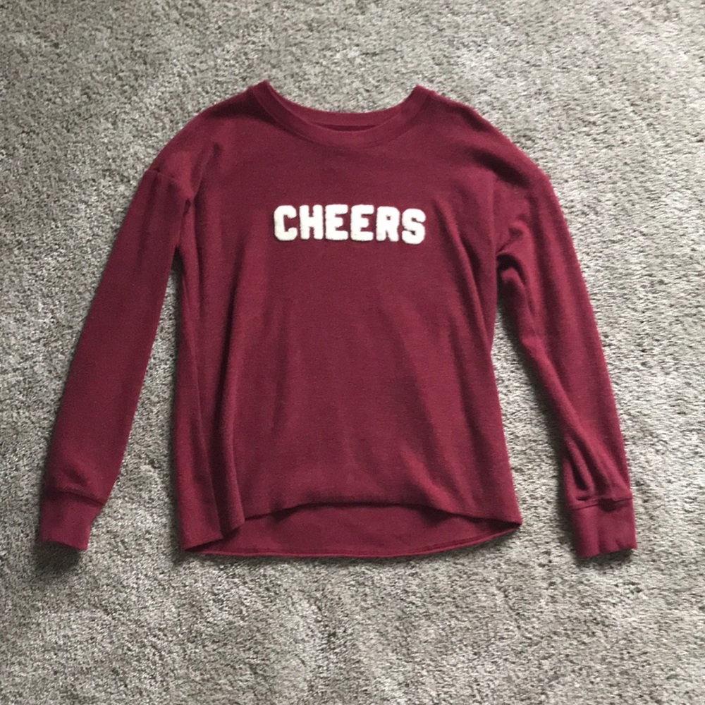 red crew neck